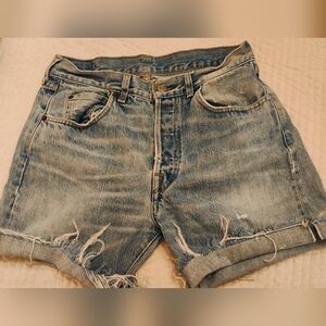 Levi's Vintage Collection LVC 501 Red Line Cutoff Shorts - Size 29